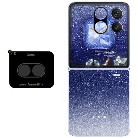 Protezione Obiettivo Fotocamera Con Stampa Serigrafica E Base Nera Compatibile Con Honor Magic V Flip2 - Foto 5