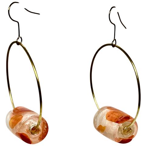 Pendente Valencia In Ottone Dorato E Cristallo Fatto A Mano - Foto 2