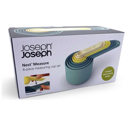 Set De 8 Tazas Medidoras Nest, Con Cucharas Y Tazas De 1/4 Tsp A 1 Taza, Apilable Para Ahorrar Espacio, Apto Para Lavavajillas. - Foto 1