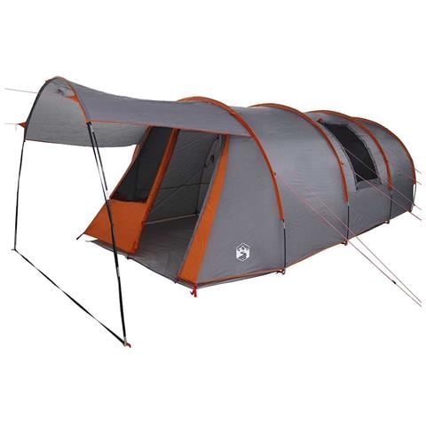 Tenda a tunnel con tetto Grigio e arancione 740 x 370 x 220 cm - Foto 1