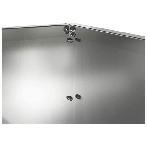 Bordura per Prato 6 pcs Argento 60 x 60 x 13 cm Acciaio zincato - Foto 9