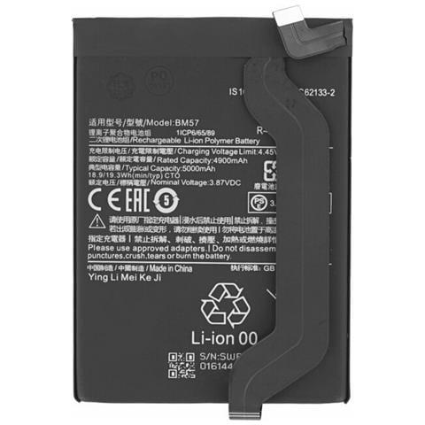Oem Batteria Testata Ricambio Pari Originale Bm57 Per Xiaomi Redmi Note 10 Pro 5g - X3 Gt - Foto 1