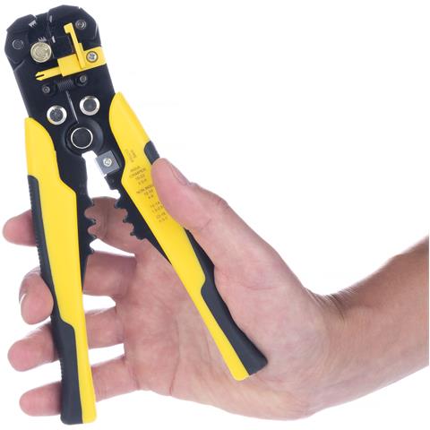 Pinza Spellafili Automatica Con Crimpatrice - Acciaio Cromato, 0,2-6 Mm² | Precisione E Durata | Per Elettricisti Ed Hobbisti - Foto 2