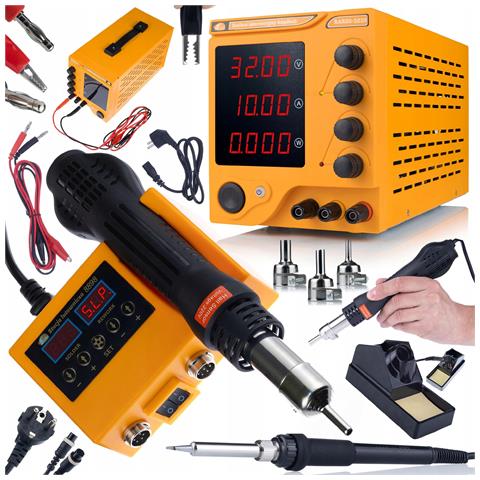 Zasilatore Da Laboratorio Amprush Rares-3210 32v 10a E Stazione Saldante 2 In 1 Oh660 - Precisione E Sicurezza | Uso Professionale - Foto 1