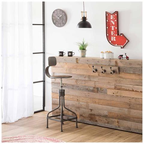 Orologio Da Parete In Legno Nero D34x2h - Foto 2