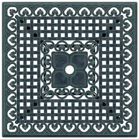 Set di Tavolo da Giardino 3 pcs Verde Alluminio pressofuso - Foto 9