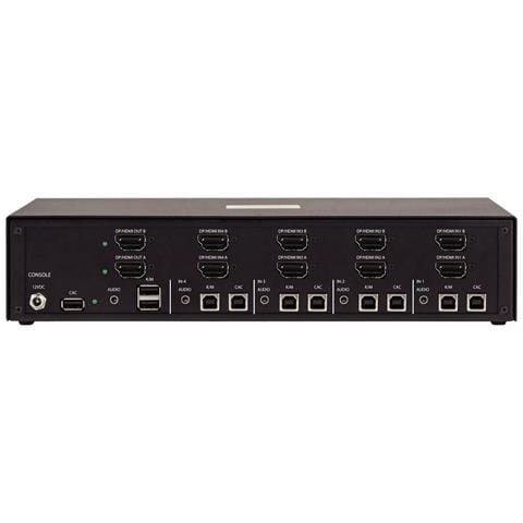 Switch KVM Sicuro a 4 porte per doppio monitor, HDMI o DisplayPort, 4K 60Hz, NIAP 4.0 Desktop KVM, Alloggiamento in metallo, Porta CAC, Made in USA - Foto 3