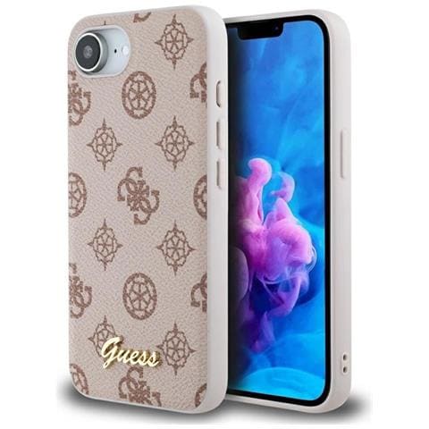 Custodia Per Iphone 16 Di Colore Marrone Con Logo Guess. - Foto 1