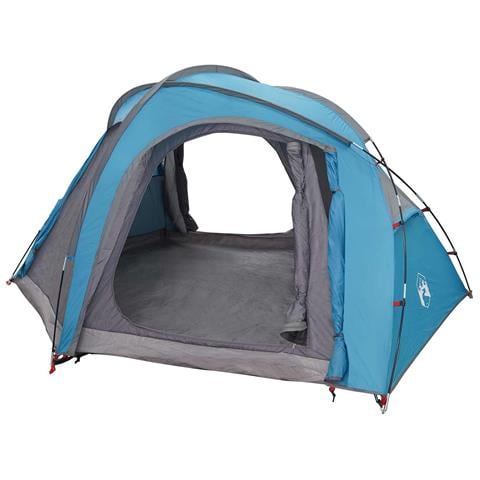Tenda da trekking con telo impermeabile 3 persona Blu - Foto 1