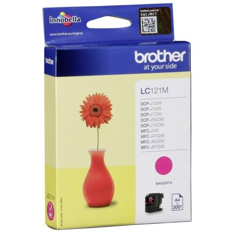 LC-121M Cartuccia Ink Magenta per DCP-J752DW MFC-J870DW Capacità 300 Pagine - Foto 4