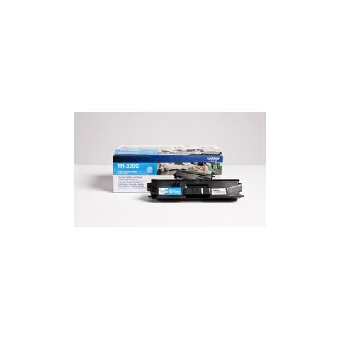 TN-326C Toner Originale Ciano per Brother DCP-L8450CDW Capacità 3500 Pagine - Foto 1