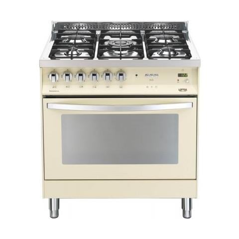 CUCINA PBIG 86GVT / C AVORIO 80X60 5 fuochi a gas di cui 1 tripla corona. tutto forno gas ventil - Foto 4