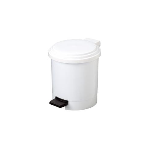 pattumiera a pedale ruf in ppl bianco 6lt - Foto 1