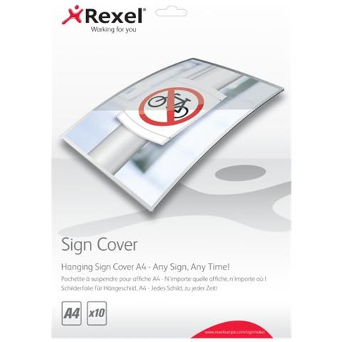 10 pouches sign maker a4 125micron antiriflesso rexel - Foto 1