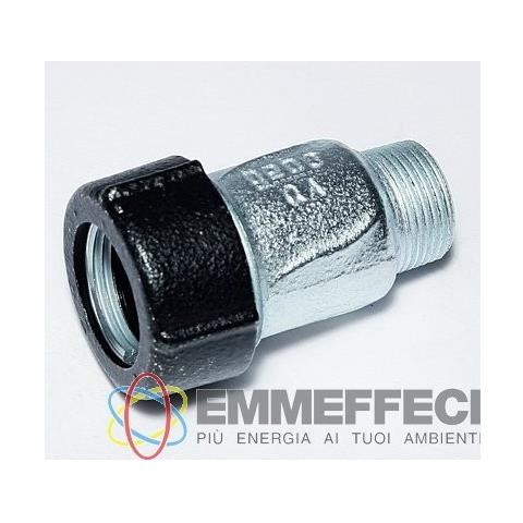 Raccordo Rapido Per Ferro Bigiunto Maschio 3/8"" 1/2"" 3/4"" 1"" 1.1/4"" 1.1/2"" 2"" Gebho - Foto 1