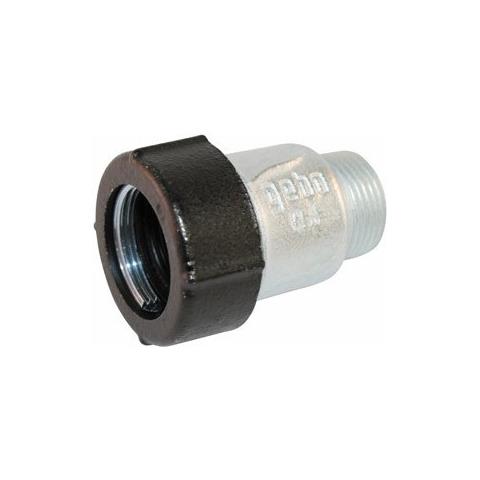 Raccordo Rapido Per Ferro Bigiunto Maschio 3/8"" 1/2"" 3/4"" 1"" 1.1/4"" 1.1/2"" 2"" Gebho - Foto 2