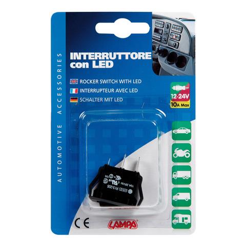 Interruttore 12/24v Con Led Rosso - Foto 2