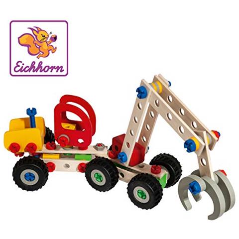 100039058 3 Modelli: Harvester, Grader / Erdhobel, Snodabile, 140 Pezzi, Fsc 100% Legno Di Faggio, Plastica, Bsk, 5j + Made In Germany, Colorato - Foto 1