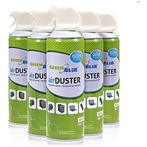 Verde Blu Gb400 Aria Compressa Spray 400ml 1x Air Duster Pulizia Aria Compressa Purificatore Attrezzature Cleaner Ozono-friendly - Foto 4