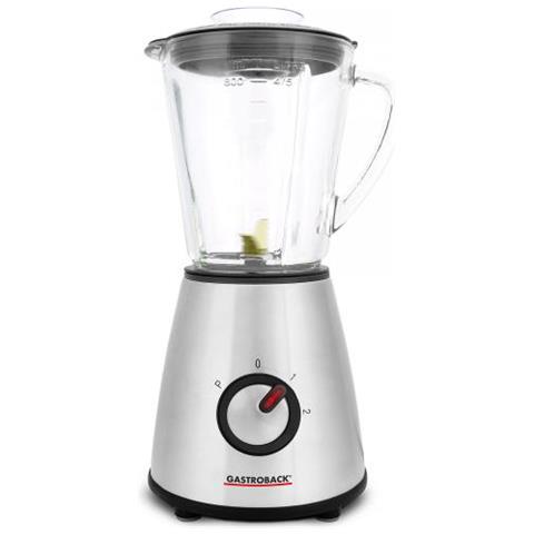 Design Frullatore da tavolo 1L 500W Nero, Argento frullatore - Foto 4