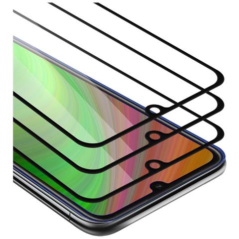 3x Pellicola Armatura A Schermo Intero Compatibile Con Honor 8a 2020 In Trasparente Con Nero - 3x Vetro Temperato (tempered) Di Protezione Del Display In Durezza 9h Con 3d Touch - Foto 1