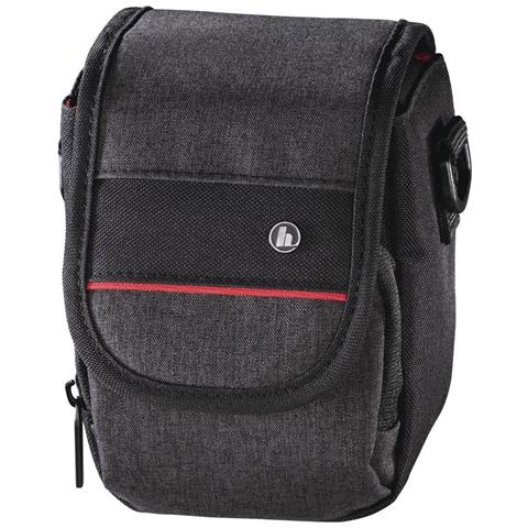 Hama Valletta Custodia Compatta Nero (hama Valletta 90 Compact Camera Case, Belt Loop, Shoulder Strap, Black, 9 X 8 X 13 - Foto 2