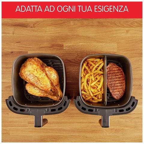 Friggitrice ad Aria Easy Fry & Grill XXL EZ801D Capacità 6.5 Litri 1830 Watt Colore Inox / Nero - Foto 5