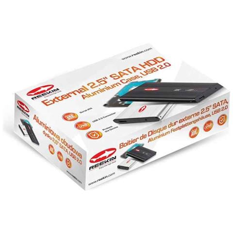 Custodia Esterna per HDD 2.5" SATA USB 2.0 - Argento - Foto 1