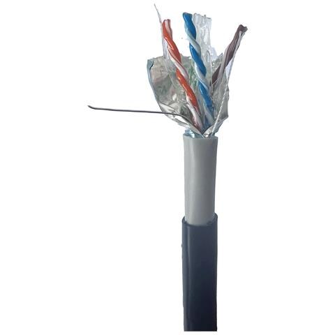CAT6 FTP LAN Gel filled outdoor cable, solid, 305 m, black - Foto 1