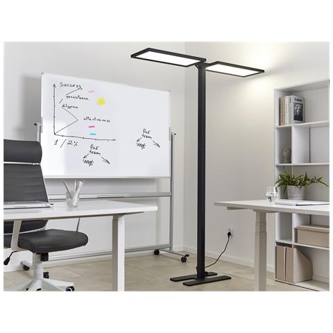 Lampada Da Terra Led Metallo Nero 197 Cm Sculptor - Foto 1