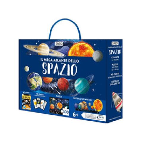 Irena Trevisan - Il mega atlante dello spazio. Ediz. a colori. Con 40 carte domanda-risposta. Con puzzle. Con sistema solare 3D - Foto 1