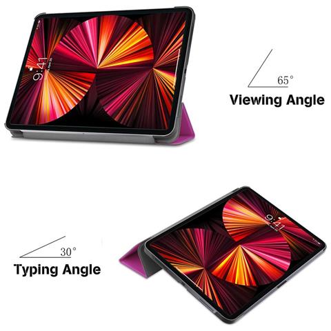 Eco-leather Case Lenovo Tab P12 12.7'' (2023) Purple - Foto 8