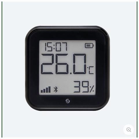 Sensore Temperatura &Umidità Wi-Fi + Bluetooth con display Gen3 Nero - Foto 1