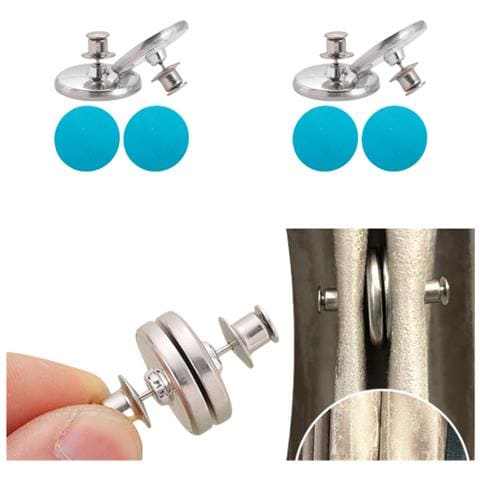 2 Paia Di Fermatende Magnetici, Fermatende Con Adesivi M - Foto 1