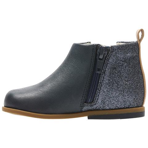 Drew Fun, Stivali Da Bambino Con Zip In Pelle Blu Navy 21 - Foto 2