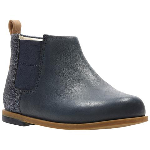 Drew Fun, Stivali Da Bambino Con Zip In Pelle Blu Navy 21 - Foto 3
