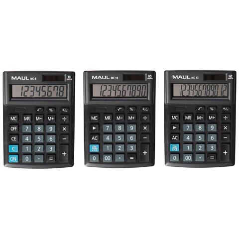Calcolatrice Da Tavolo Mc 10 Nera - Foto 1