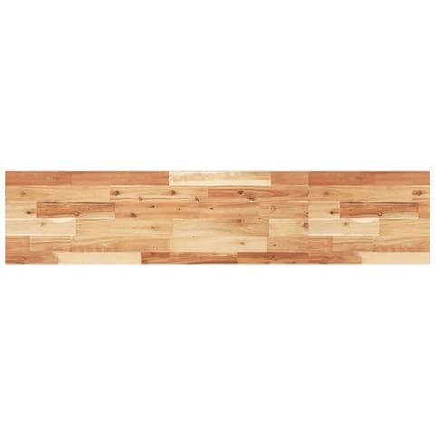 Piano Tavolo Rettangolare 120x30x2 Cm Legno Massello Di Acacia - Foto 2