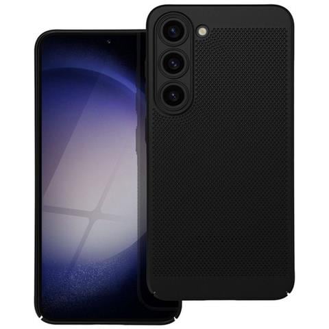 Custodia Back Cover Shell Rigida Antiscivolo Traforata Per Samsung Galaxy A36 Black - Foto 1