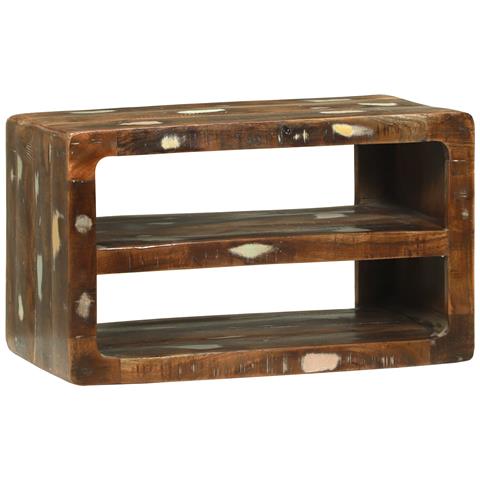 cabinet TV 60x32x36 cm in legno massello di recupero - Foto 1