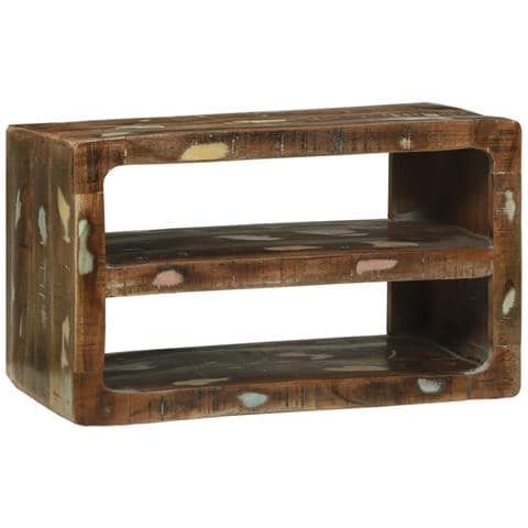 cabinet TV 60x32x36 cm in legno massello di recupero - Foto 2