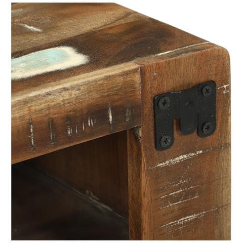 cabinet TV 60x32x36 cm in legno massello di recupero - Foto 9
