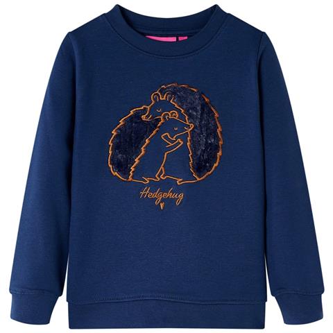 Felpa per Bambini Blu Marino 128 - Foto 1