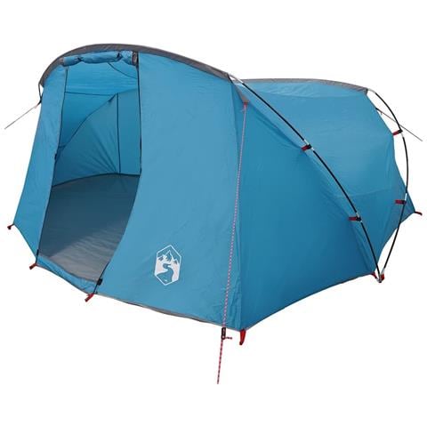 Tenda a tunnel con tetto Blu e Grigio 318 x 275 x 140 cm - Foto 1