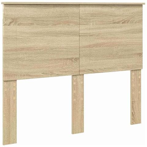 Testiera con testiera Rovere Sonoma 120 cm Legno multistrato - Foto 1