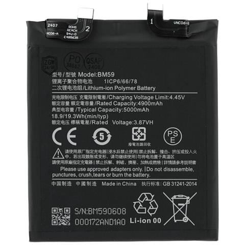 Oem Batteria Testata Ricambio Pari Originale Bm59 Per Xiaomi 11t 21081111rg - Foto 1