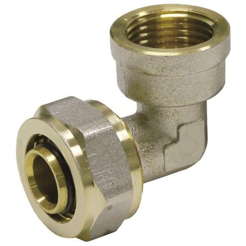 Raccordo A Vite A Gomito 26mm X 3/4 Ig  Ottone Per Riscaldamento E Acqua Potabile - Foto 1