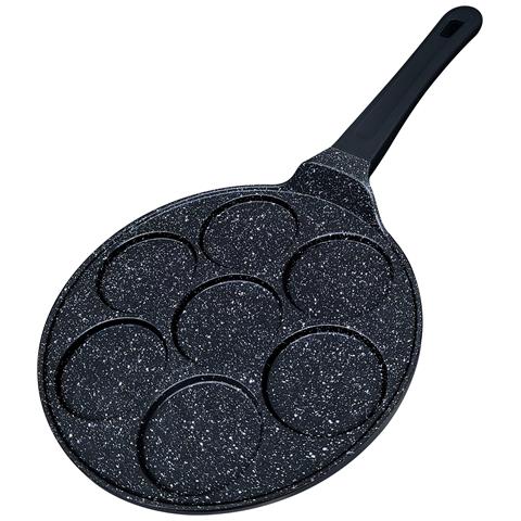 Padella Per Pancake Per 7 Persone Con Rivestimento Antiaderente Minerale, Nero - Foto 1