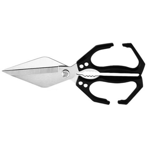 Forbici Da Cucina Multifunzionali Per Impieghi Gravosi - Cesoie Per Alimenti Per Il Taglio Delle Ossa Black - Foto 2