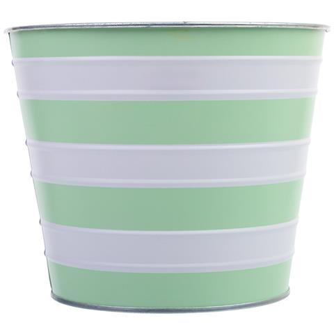 Secchiello In Metallo Rigato D17,5x14,3h Cm B13 - Foto 2